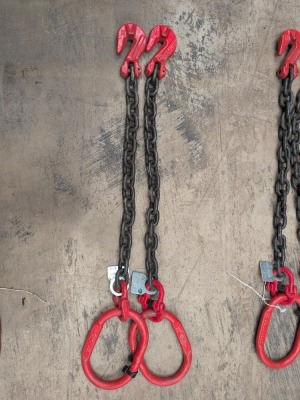 2 x Half Meter Single Leg Lifting Chain 