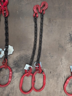 2 x Half Meter Single Leg Lifting Chain 