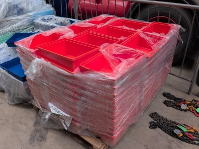 1x Pallet of Plastic Workshop Boxes/Trays