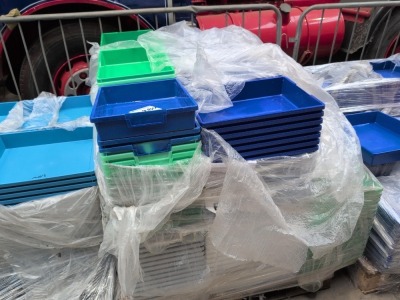 1x Pallet of Plastic Workshop Boxes/Trays