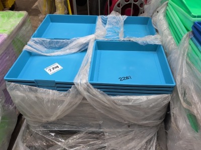1x Pallet of Plastic Workshop Boxes/Trays