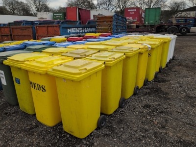 38 x Wheelie Bins 