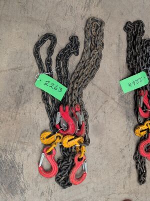2 x 2.4m Lifting Chains with Choker