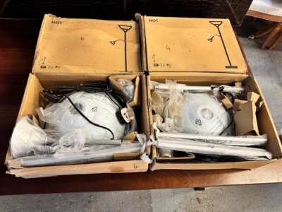 4x Unused IKEA 'NOT' Floor Standing Lamps