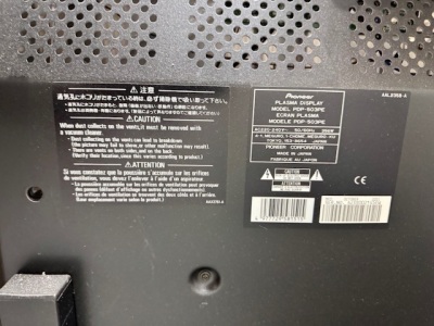 3x Televisions Pioneer, Samsung & Philips - 3