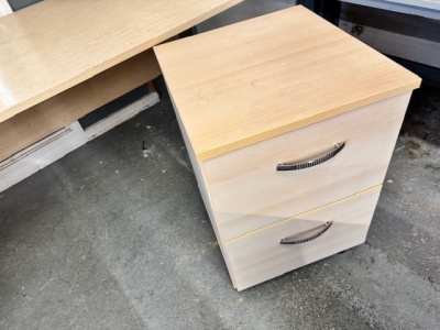 Office Desk with Pedestal  - 2