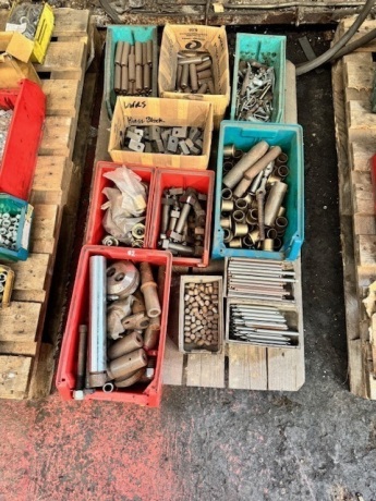 Pallet of Various Pins & Bushes