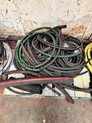 Pallet of Various Sized Hose