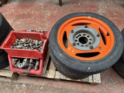 4x Multi Fit Recovery Wheels with Studs, Nuts & Spacers