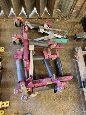 4x Wheel Dollys - Needs Attention