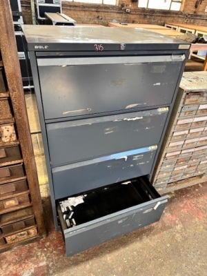 4 Draw Metal Suspension Filing Cabinet