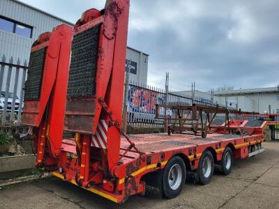 2017 Gurlesenyil Triaxle 60ft Extender Stepframe Low Loader  - 3