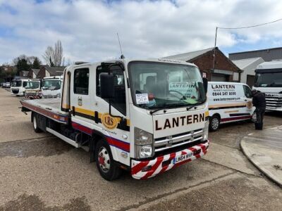 2014 Isuzu Forward N75.190 4x2 Crew Cab Tilt & Slide Spec Lift Recovery Truck
