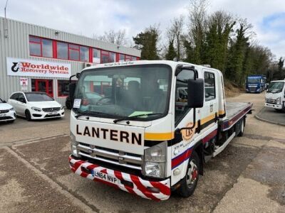 2014 Isuzu Forward N75.190 4x2 Crew Cab Tilt & Slide Spec Lift Recovery Truck - 2