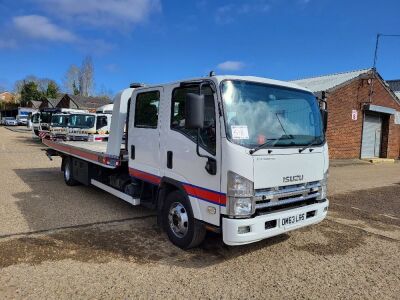 2012 Isuzu N75.190 4x2 Crew Cab Tilt & Slide With Spec Lift Recovery Truck - 2