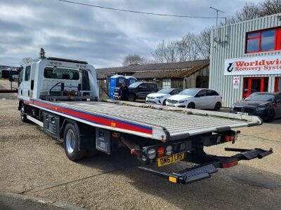 2012 Isuzu N75.190 4x2 Crew Cab Tilt & Slide With Spec Lift Recovery Truck - 3