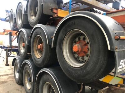 2005 SDC Triaxle Sliding Skeletal Trailer - 9