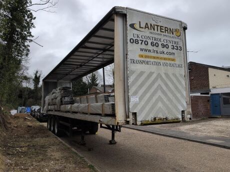 1989 SDC Triaxle Curtainside Trailer