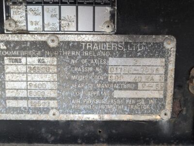 1989 SDC Triaxle Curtainside Trailer - 10