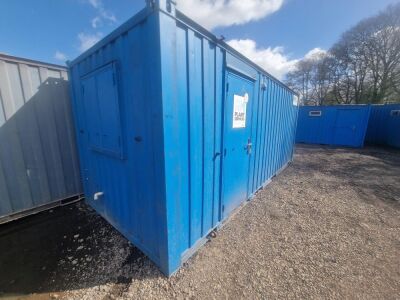 20ft x 8ft 50/50 Split Site Cabin