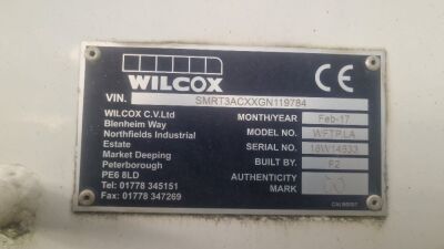 2017 Wilcox Triaxle Walking Floor Trailer - 17