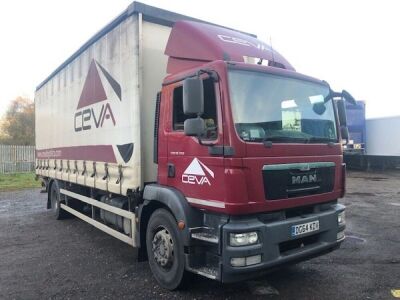 2014 MAN TGM 18 250 4x2 Curtainsider