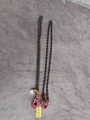 2 x 2.4m Lifting Chains with Choker