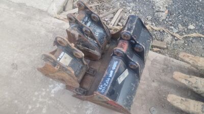 3x Buckets - 30mm Pins