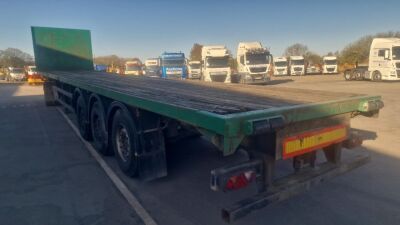 2001 M&G FAC27H Triaxle Flat Trailer - 3