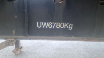 2001 M&G FAC27H Triaxle Flat Trailer - 10