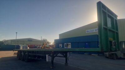 2001 M&G FAC27H Triaxle Flat Trailer - 11
