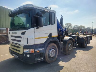 2011 Scania P400 8x2 Rearlift Crane Hook Loader - 2