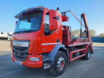 2015 DAF LF220 4x2 Euro 6 Telescopic Skip Loader