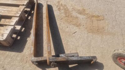 2 x 4ft Long Fork Tynes