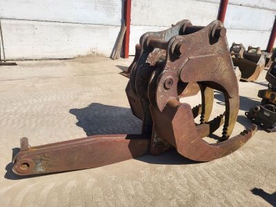 Mechanical Grab To Suit Excavator - 80mm Pins - 3