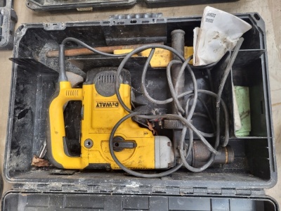 Dewalt 240V SDS Drill & Hammer c/w Bits