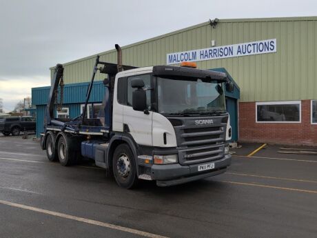 2011 Scania P400 6x2 Telescopic Skip Loader
