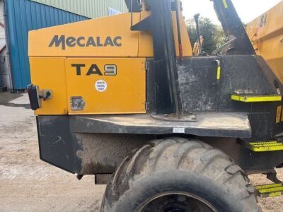 2018 Mecalac TA9 Straight tip dumper  - 11