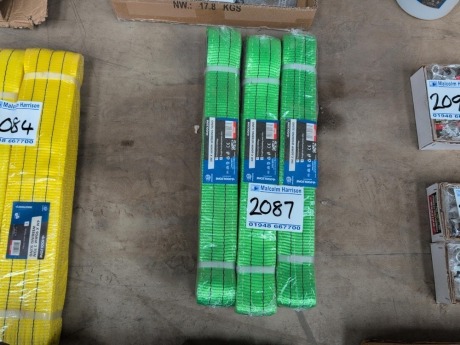 3 x 2T 3m Lifting Slings