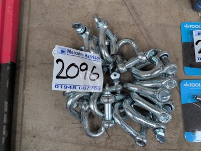 20 x 16mm D Shackles