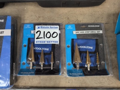 2 x HSS Step Drill Sets
