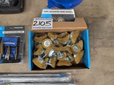 Box of 24 Wire Brushes for Drill