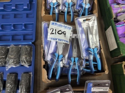 6 x Long Nose Pliers