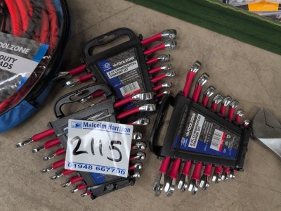 3 x 8pc Spanner Set