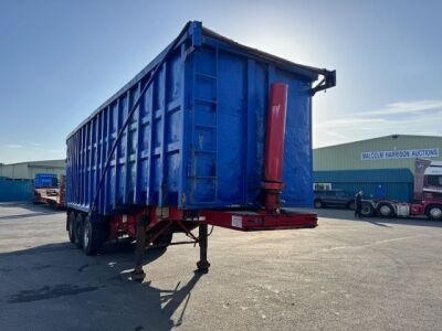 1992 Rothdean A3AT Triaxle Scrap Spec Tipping Trailer - 2