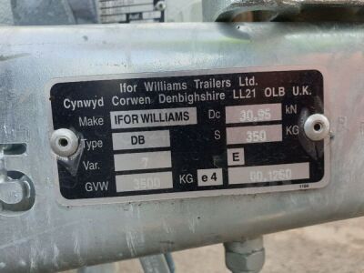 Ifor Williams Tandem Axle Drawbar Dropside Plant Trailer - 5