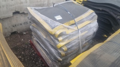 Pallet of Used Rubber Mats