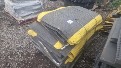 Pallet of Used Rubber Mats