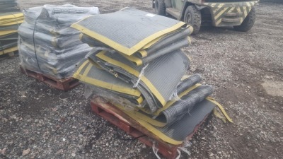 Pallet of Used Rubber Mats
