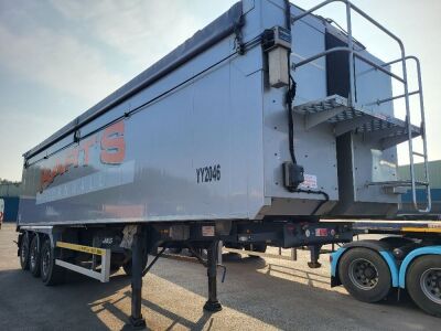 2017 Fruehauf Triaxle Alloy Body Tipping Trailer